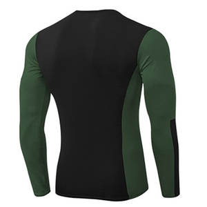 Dernier design, vente chaude, chemises de compression pour hommes, vêtements de fitness confortables, spandex/polyester, respirant, séchage rapide, écologique - Product Image 2