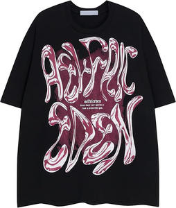 Vêtements vintage 100% coton lourd de haute qualité avec logo Vêtements DTG T-shirt personnalisé pour hommes - Product Image 1