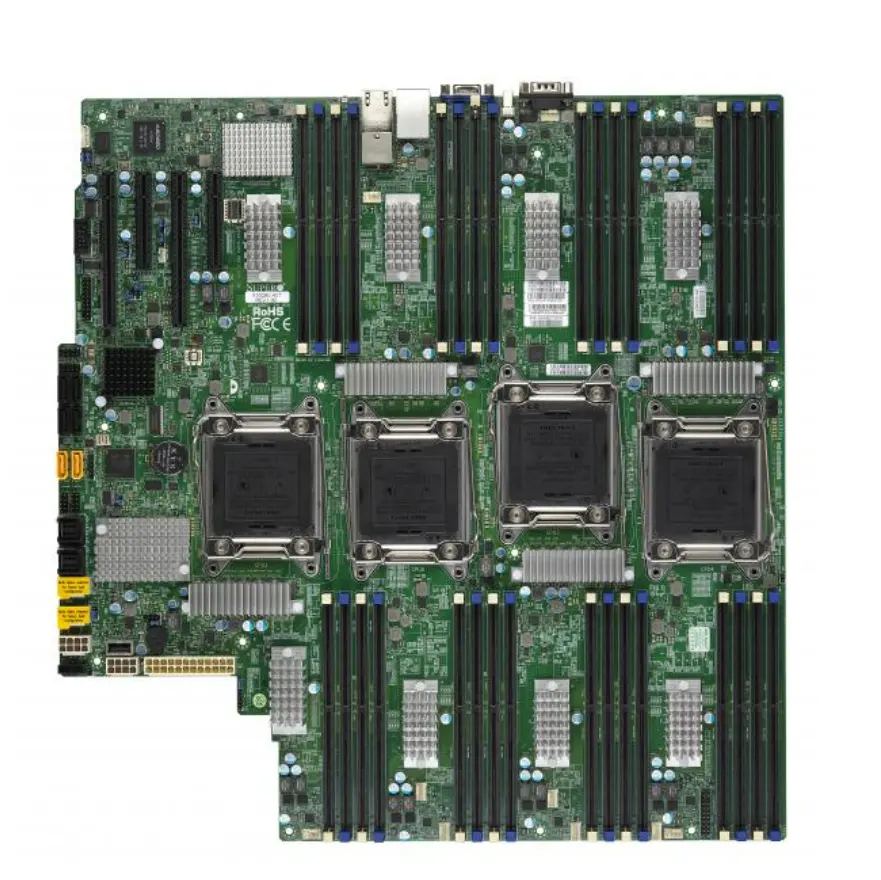 Por precio barato original usado Supermicro 2. 0 C602J LGA 2011 soporte Xeon placa base para servidor de 2. ª generación