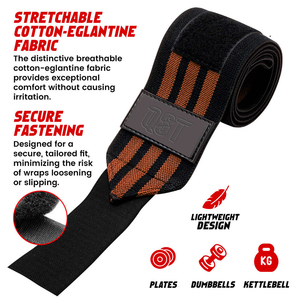 Protège-coudes professionnels personnalisables OEM avec logo, antidérapants, légers, réglables, pour entraînement intensif, en Nylon/Caoutchouc/Spandex - Product Image 2