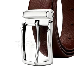 Ceinture de style décontracté en acier de qualité supérieure fabriquée au Pakistan, avec boucle en acier, pour les tenues formelles et décontractées - Product Image 4