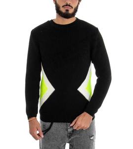 OEM/ODM Cotton Wool Blank Crewneck Plain Original Material Sweater Men's Clothing Printed Embroidery Breathable Winter Wear 2023 - Product Image 1