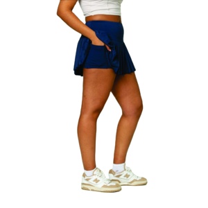 Ensembles de jupes et de hauts de golf deux pièces pour l'entraînement de pickleball de yoga en coton confortable personnalisé pour femmes - Product Image 5