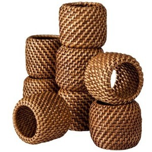 Anneaux de serviette en rotin de style spécial de très haute qualité en gros, provenant du meilleur fournisseur du Vietnam, contactez-nous pour le meilleur prix - Product Image 5