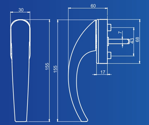 มือจับหน้าต่าง EGE อะคูสติก - Product Image 3