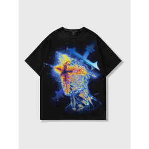 Vêtements vendeur été hommes tenue deux pièces Shorts T-shirts rue décontracté deux pièces pantalon T-shirt hommes ensembles - Product Image 2