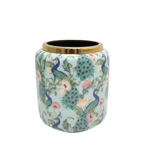 Vaisselle au design élégant Vase à fleurs en fer décoratif Finition en émail décalcomanie pour la décoration de la maison et du mariage Vase en métal - Product Image 1