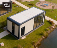 WELLCAMP Luxury Apple Cabin Maison Capsule Préfabriquée Modulaire Tiny Home Hôtel Resort Glamping Location Vacances