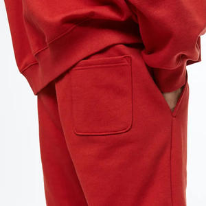 Short de sport personnalisé de style High Street avec long cordon de serrage Short de sueur vierge en coton polaire de la plus haute qualité - Product Image 3