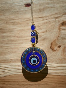 Ojo Turco DAFNI de 11 cm, Hecho a Mano, con Relieve, Magnético, Decoración Tradicional para Pared - Product Image 5
