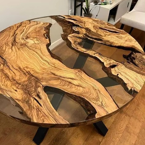 โต๊ะอาหารทำจากไม้ทำด้วยมือสไตล์นางฟ้าเทบ้านหรูหราปรับแต่งได้ - Product Image 1