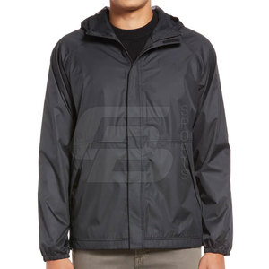 Veste coupe-vent d'hiver pour homme, de haute qualité, non tissée, imperméable, col montant, capuche, fermeture éclair, style urbain, service OEM - Product Image 5