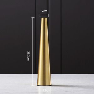 Nouveau Look jardin et décoration de la maison ornement de ménage Vase à fleurs en métal dernière conception Vase à fleurs en laiton - Product Image 2