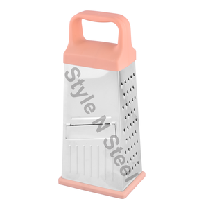 Utensilio de cocina de acero inoxidable Premium 5 en 1, rallador de verduras con mango, práctico rallador multiusos - Product Image 1