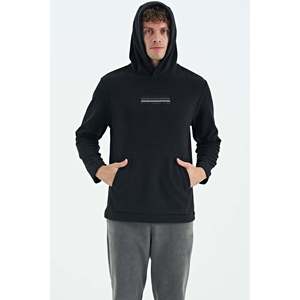 Sudadera de Forro Polar para Hombre Hern, 100% Algodón, Negra-88301 - Product Image 4