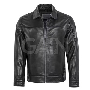 Veste en cuir PU pour homme, coupe ajustée, doublure épaisse, chaude pour l'hiver, en toile écologique respirante, à capuche, style décontracté urbain - Product Image 5