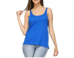 Women's New Design Knitted Gym Tank <b>Top</b> Quick Dry Loose-Fitting Yoga Shirt with <b>Feather</b> Decoration for Sports - Product Image 1