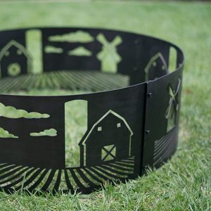 Anneau rond en métal pour foyer qualité unique et professionnelle pour la décoration de jardin utilisation en extérieur - Product Image 3