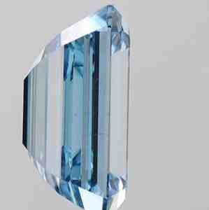 Diamante de Laboratorio Azul Intenso de 1 Quilate, Corte Esmeralda Brillante, Certificado IGI, Suelto, Excelente VS1, Aspecto Natural, Diamante JC - Product Image 3