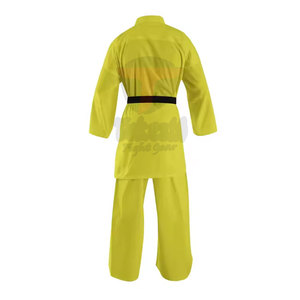 Ensemble d'uniformes de karaté en coton léger de haute qualité durable, service d'usine OEM pour adultes, vêtements d'arts martiaux personnalisés, respirant - Product Image 2