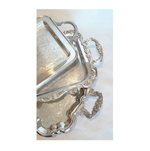 ถาดเสิร์ฟอาหารโลหะอเนกประสงค์แบบดั้งเดิมถาดเสิร์ฟอาหารในบ้านทนทานต่อความร้อนใช้งานได้ถาดสำหรับห้องพักโรงแรม - Product Image 4