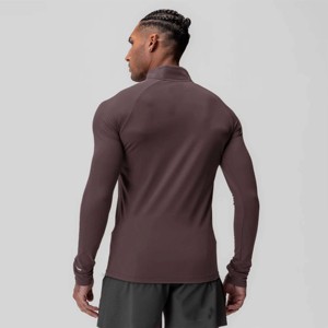 Men's <b>Winter</b> Sport Quarter-Zip Stand Collar <b>Jacket</b>-Moisture-Wicking Quick-Dry Pullover for Gym <b>Running</b> Fitness - Product Image 2