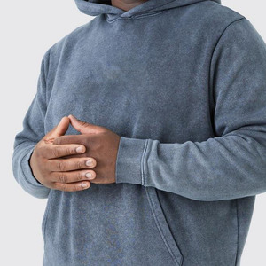 Survêtements à capuche gris pour hommes pour le jogging Logo personnalisé Taille plus respirante Séchage rapide Ensemble à prix de gros - Product Image 3