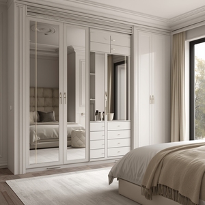 Armario de Lujo para Parejas, Muebles de Dormitorio Personalizados, Vestidor, Armarios Dobles de Madera Maciza, Accesorios de Almacenamiento, Diseños - Product Image 6