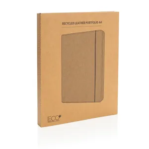 Portafolio A4 Sostenible de Cuero Reciclado, Set de Regalo Empresarial Ecológico - Product Image 3