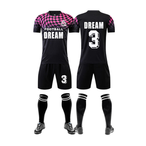 Ensemble de maillots de football personnalisés pour hommes, technique de sublimation complète avec impression de nom, uniforme de football gratuit pour l'entraînement d'équipe - Product Image 2