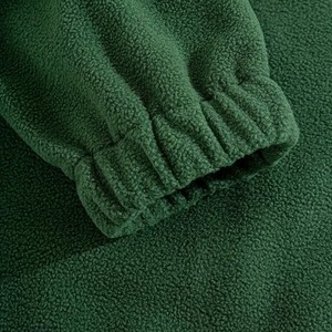 Streetwear athlétique décontracté pour hommes, sweat-shirt en molleton à demi-fermeture éclair, pull chaud à manches longues avec logo personnalisé, sweat à capuche au design solide, vente en gros - Product Image 5