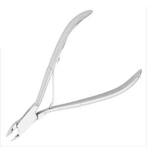 Pince à cuticules en acier inoxydable satiné Usine Offre Spéciale pince à cuticules en argent Outils de pédicure en acier inoxydable - Product Image 3