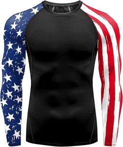 Camiseta de Compresión Deportiva de Manga Larga para Hombre, de Secado Rápido, con Estampado por Sublimación, para BJJ, Protección contra Rozaduras - Product Image 5