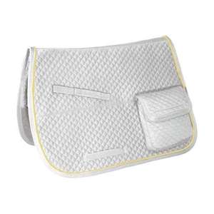 Selle de cheval équestre avec poches de rangement pour la randonnée et l'équitation quotidienne, équipement équestre avec tissu matelassé durable - Product Image 1