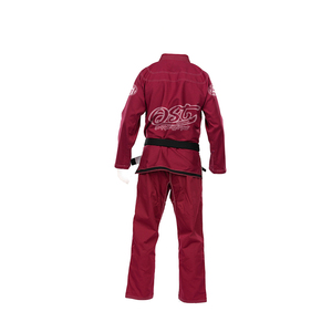 Traje de Jiu Jitsu Brasileño Personalizado, Kimono de BJJ de Tela de Algodón con Cinturón, Logotipo Personalizado, QST INTERNATIONAL BJJ-3022 - Product Image 2