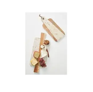 Деревянная мраморная разделочная доска и оптовая продажа прямоугольная мраморная деревянная разделочная доска из акации дешевая цена