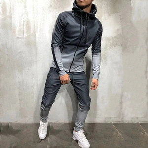 Sweat à capuche thermique zippé 100% coton pour homme Logo personnalisé Survêtement amincissant Techniques de jogging d'hiver brodées en polaire gaufrée - Product Image 5