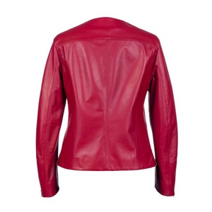 Vente en gros de vestes pour femmes vêtements de mode vestes en cuir véritable pour femmes top ventes vestes en cuir élégantes pour femmes - Product Image 4
