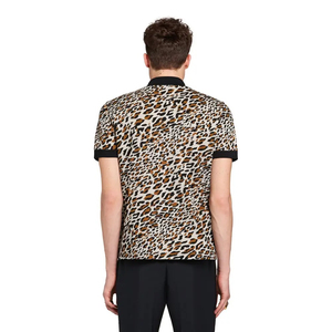 2024 nuevos hombres para camisas algodón sólido estampado transpirable ecológico secado rápido Casual camisa de manga corta diseño de etiqueta personalizada - Product Image 5