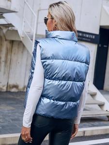 OEM เสื้อกันลมผ้าฝ้ายสำหรับผู้หญิง, เสื้อกันลมมีซิปด้านนอกกันน้ำน้ำหนักเบาออกแบบได้ตามที่ต้องการ - Product Image 2