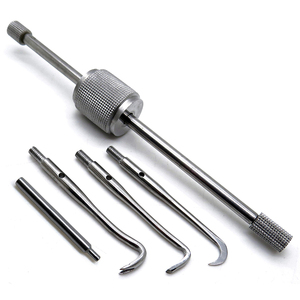 Outil d'équipement de dissolvant de couronne dentaire en acier inoxydable prendre l'outil de couronne de contrôle manuel - Product Image 1