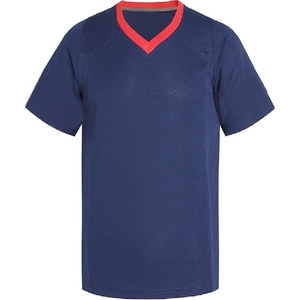 Maillot de football américain en jersey mesh bleu marine, haute qualité, sur mesure. - Product Image 1