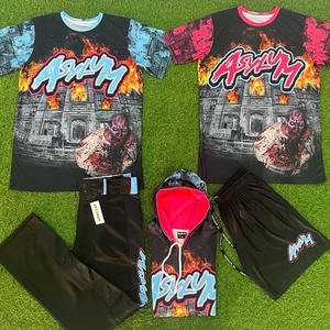 Venta al por Mayor de Conjuntos de Camisetas de Béisbol Transpirables con Estampado por Sublimación Personalizado de la Mejor Calidad, Ropa Deportiva 100% Poliéster de Secado Rápido - Product Image 3