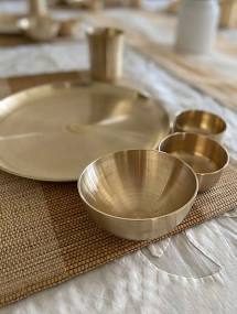 Tazón de Servir de Metal de Primera Calidad, Tazón de Acero Inoxidable para Alimentos, Vajilla Moderna, Plato para Servir Ensaladas y Frutas, Decoración para el Hogar - Product Image 4