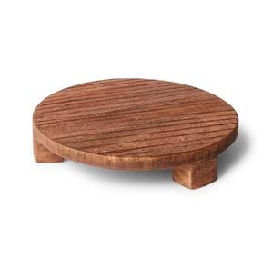 Sous-plat en bois de mangue et marbre pour plats chauds, Pots en bois naturel fait à la main, tapis de dessous de plat, décoration de la maison - Product Image 2