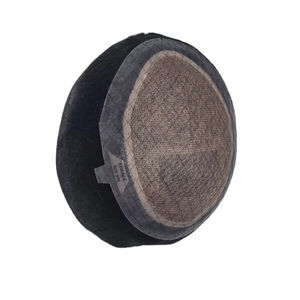 Perruque toupet Miraje Model Taz Hair BD en cheveux humains Remy indiens avec base en dentelle et en PU, ondulations profondes et ondulations naturelles - Product Image 3