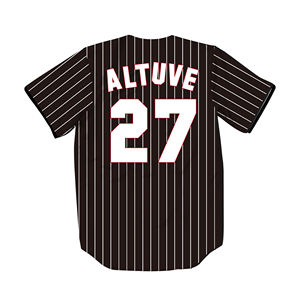Camiseta de béisbol a rayas con estampado de poliéster 100%, uniforme de béisbol de Color personalizado, camiseta de béisbol personalizada - Product Image 2