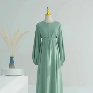 ชุดสวดมนต์สำหรับผู้หญิงชุดคลุมมุสลิมอาหรับสุภาพชุดสำหรับผู้หญิงอาบายะห์ดูไบตุรกีอิสลามคาฟตันรอมฎอน - Product Image 6