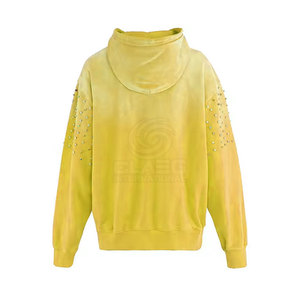 Pakistan Manufacturer Men <b>Rhinestones</b> <b>Hoodies</b> Wholesale Price Men <b>Rhinestones</b> <b>Hoodies</b> Made In Pakistan - Product Image 2