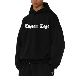 Sudaderas para hombre, Sudadera con capucha de lana ligera con cremallera completa, personalizada en blanco, de gran tamaño, liso, con hombros caídos, ropa de calle, transpirable de verano - Product Image 4